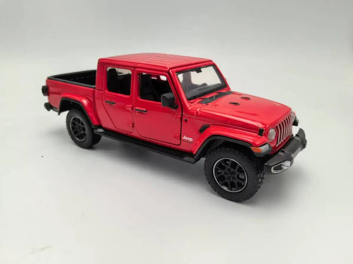 (Rojo) Coche miniatura de aleación metálica a escala 1:27, modelo de coche de juguete para niños.