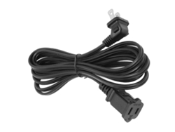 Cabo De Extensão De Energia Nema 1 15p Para Nema 1 15r 3m/9.8ft Profissional Com Plug Curvo