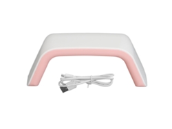 Lâmpada De Unhas 30w Com 15 Chips Led Secador De Unhas Uv/led Com Cabo Usb Para Salão Rosa