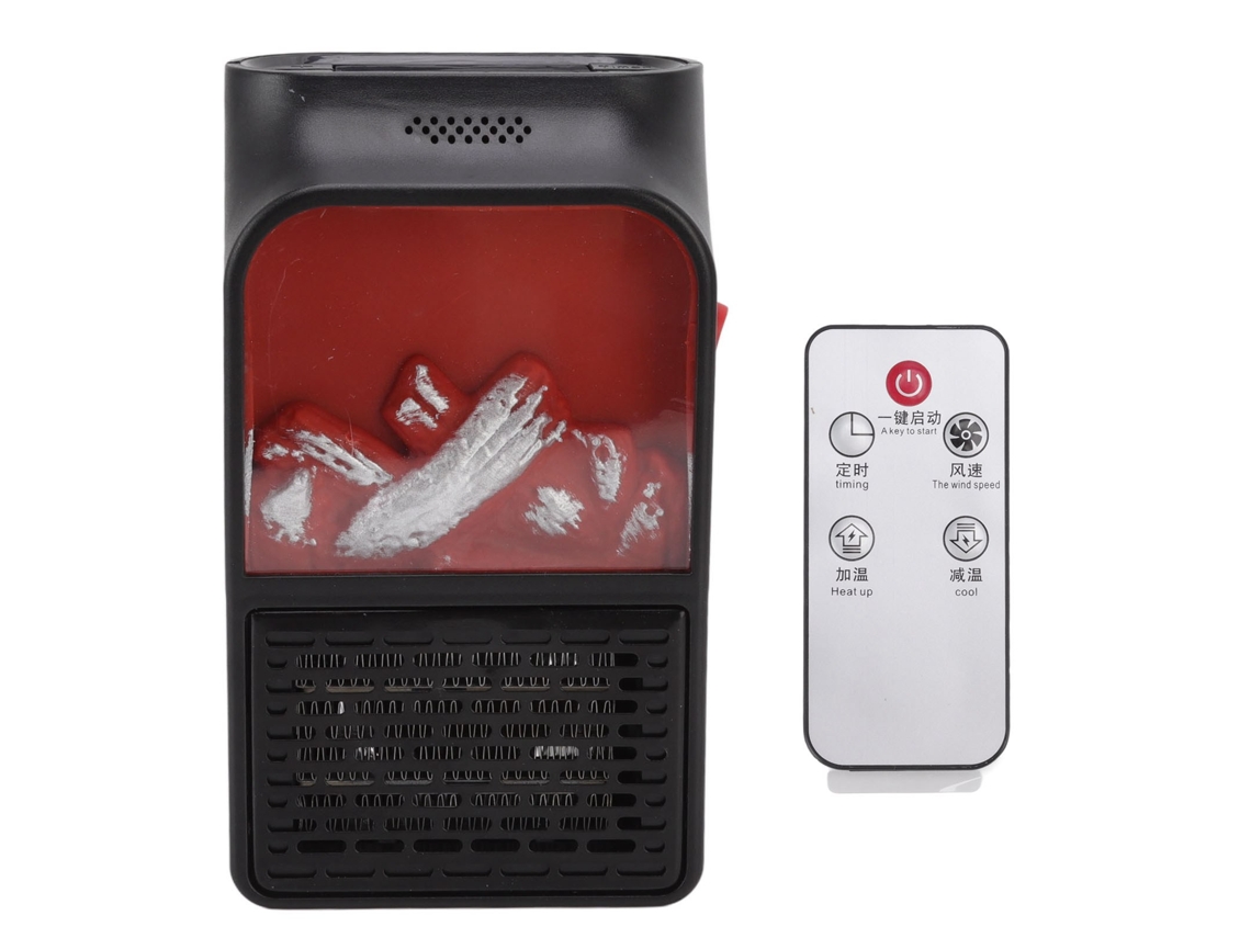 Mini Calefactor Portátil De Cerámica Ptc De 1000 W, Ignífugo Con Carcasa Esmerilada Para Uso Doméstico, Enchufe Estadounidense De 110 V.
