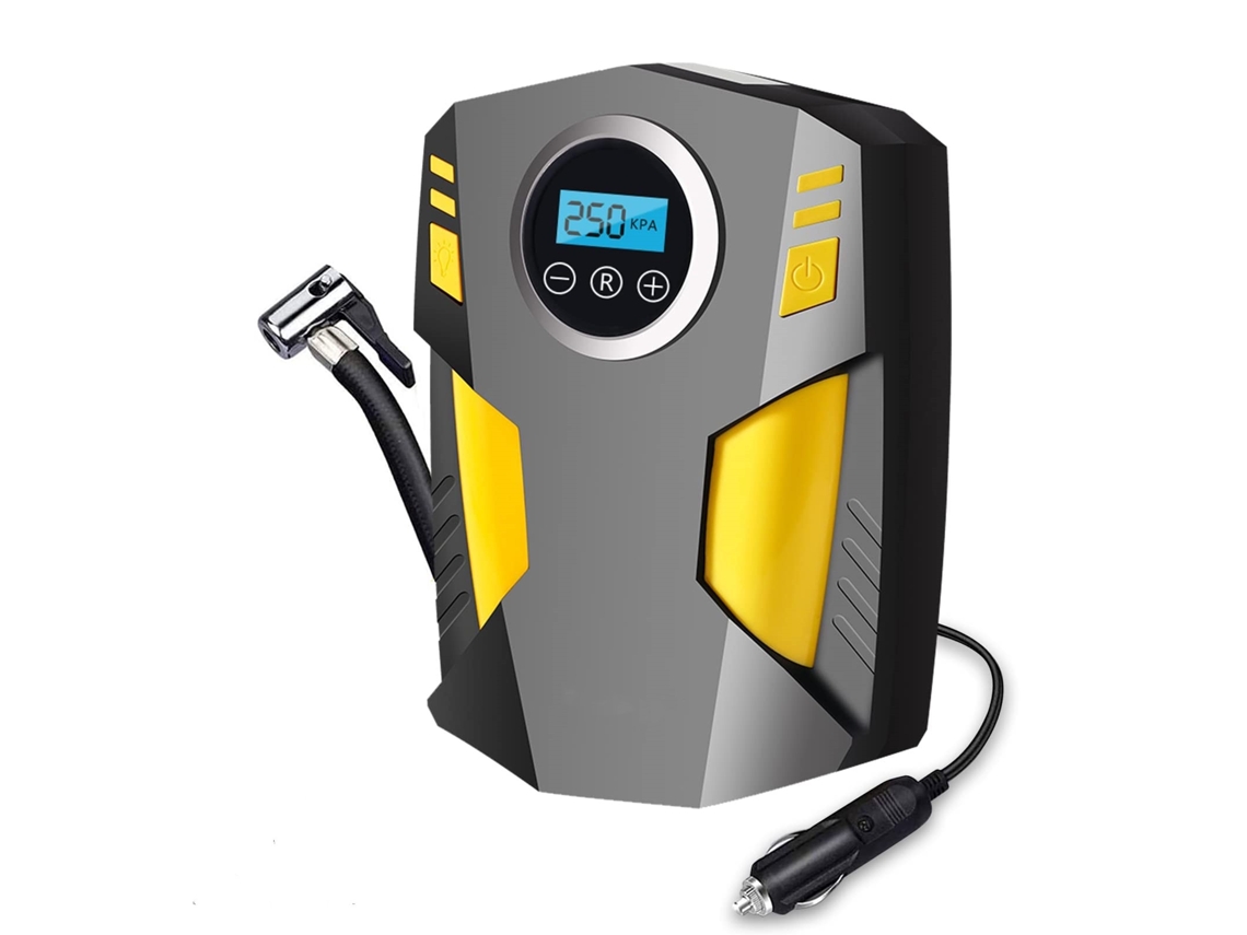 Inflador de neumáticos, compresor de aire portátil, bomba de llanta Digital para coche, luz Led, bomba de aire eléctrica para coche de 12V CC para neumáticos de CHRONUS