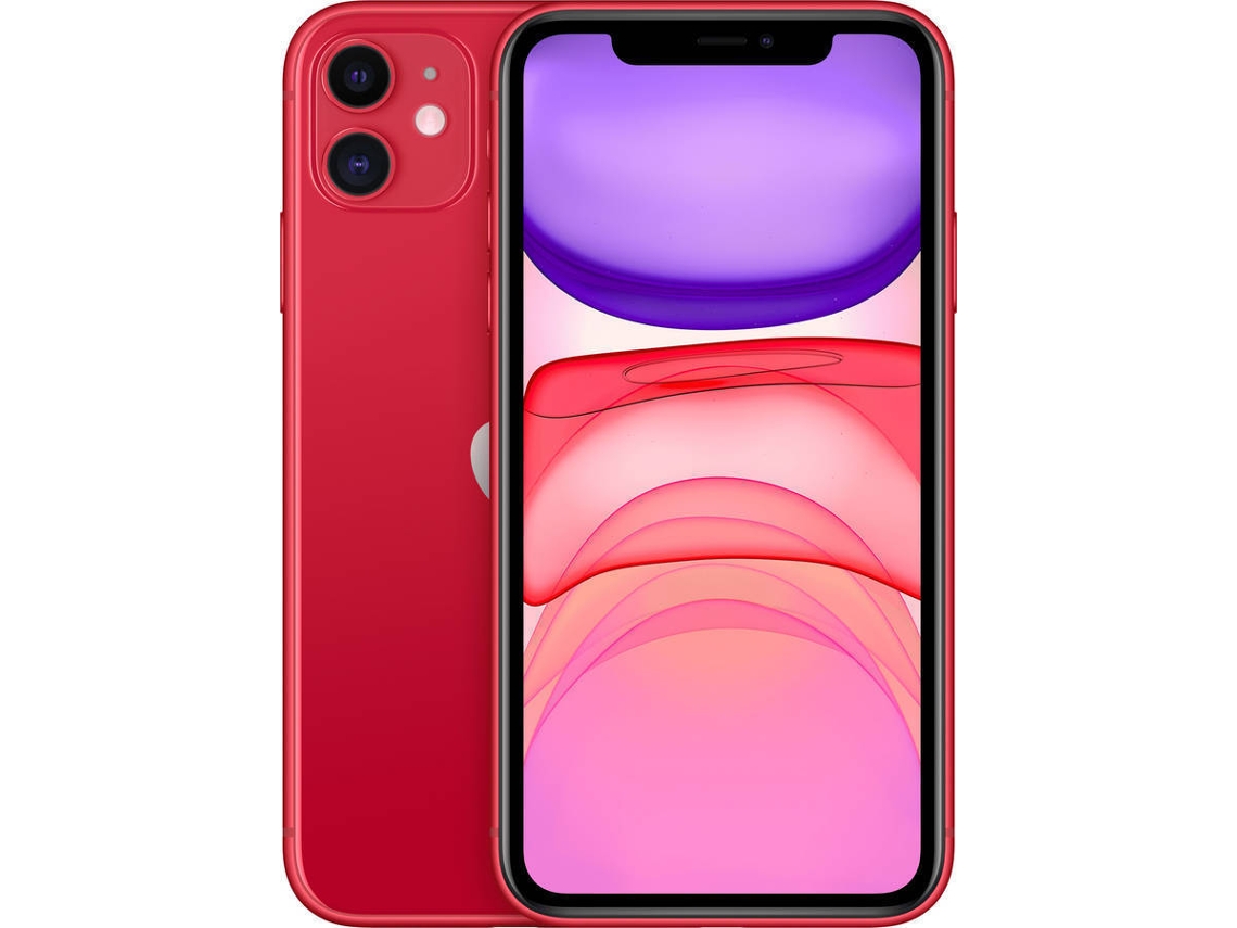iPhone 11 APPLE (Reacondicionado Flippers Señales de Uso - 6.1'' - 64 GB - Rojo)