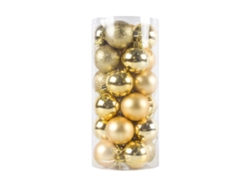 Bolas de Navidad, adornos para árbol de Navidad, bolas colgantes coloridas en forma de barril, regalos, barril morado, 4 cm Yunzii