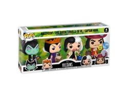 Figuras Pop Pack 4 Villanos Disney Funko