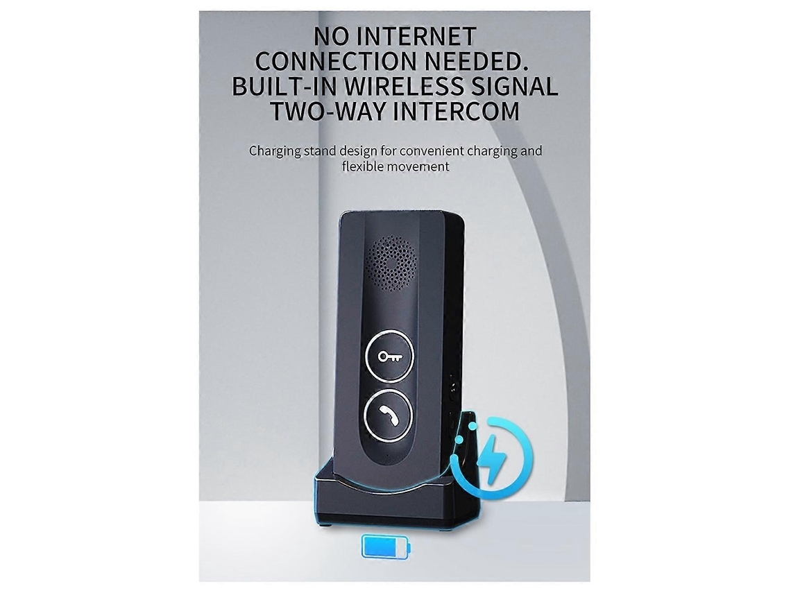 Intercomunicador Inalámbrico Con Mecanismo De Desbloqueo, Intercomunicador Bidireccional De 433 Mhz, Brilvibera_ozo