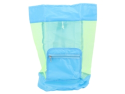 Bolsa De Playa Grande De Malla Con Gran Capacidad, Ideal Para Guardar Juguetes, Ropa Y Toallas (48 X 24 Cm).