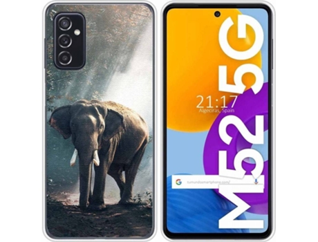 Carcasa Samsung Galaxy M52 5G TUMUNDOSMARTPHONE Elefante Multicolor
