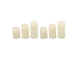 2026-6 Piezas Velas Led Sin Llama Con Batería Simulación Lámpara De Vela Electrónica Para Decoración De Fiesta
