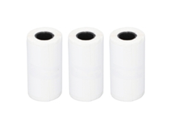 3 Rollos De Papel Térmico Autoadhesivo De 50x20 Mm, Impresión Nítida, Fácil De Despegar, Papel Térmico Para Recibos, 390 Hojas.