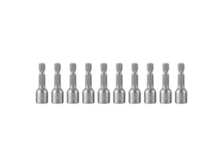 Juego De 10 Llaves Hexagonales Magnéticas Métricas De 1/4" Para Taladros Eléctricos