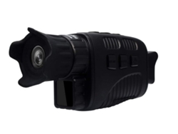 Dispositivo de visión nocturna infrarroja de alta definición, cámara monocular de visión nocturna para exteriores, telescopio digital Yizhood (negro)