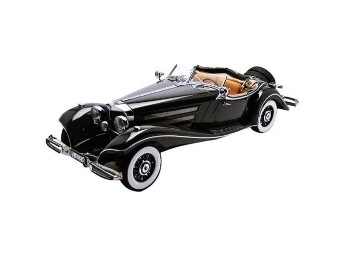 BAUER Mercedes 500K Spezialroadster Vehículo Miniatura Escala 1/12 Marrón