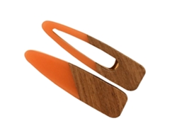 Pinzas para el cabello con forma de hoja de ácido acético para mujeres, pinzas para cabello rizado, pinzas para flequillo