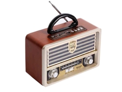 2026-radio Retro De Madera Am Sw Fm Con Altavoz Bluetooth 4.0 Estilo Vintage
