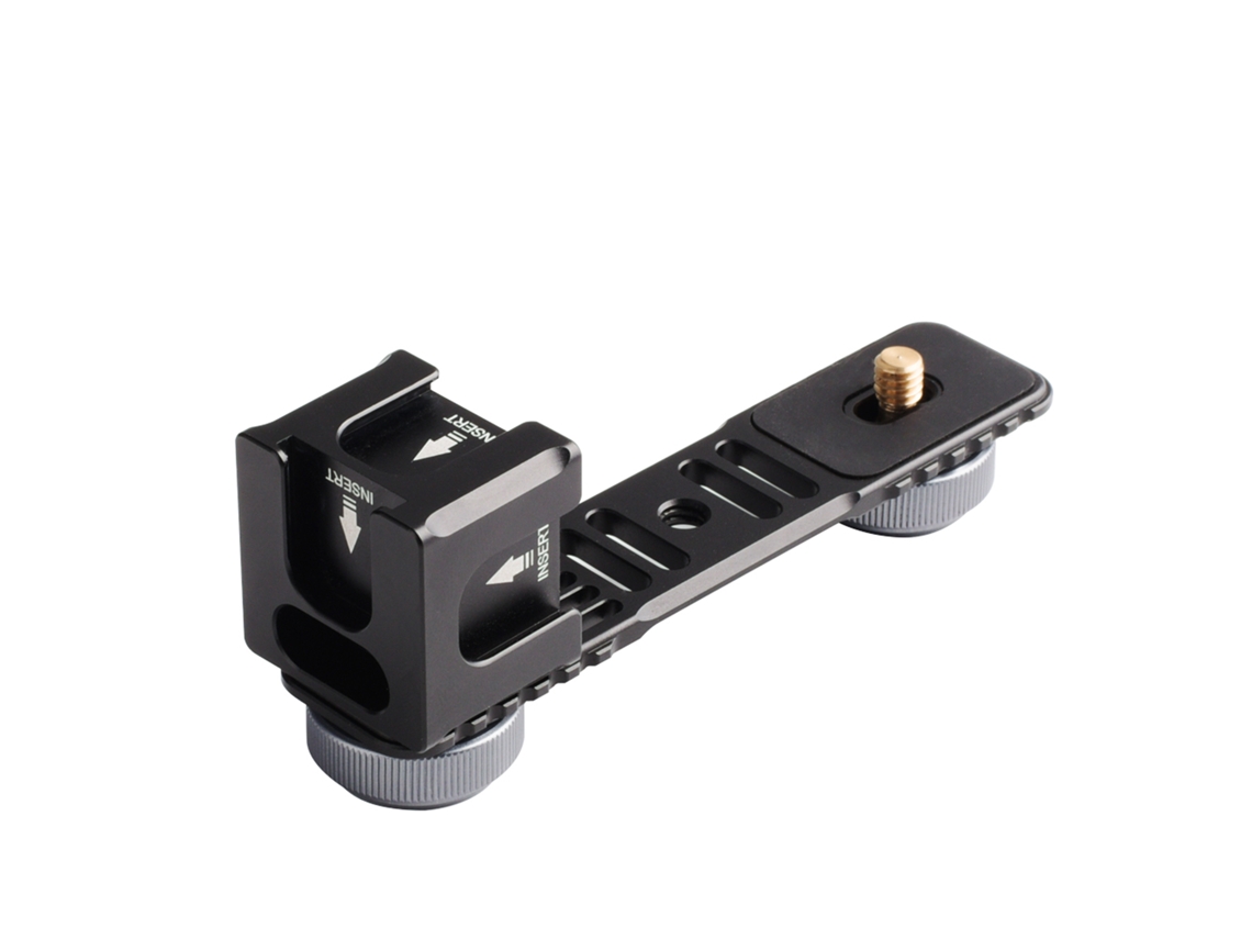 2026-soporte De Cold Shoe Extensible Con Tornillo 1/4" Para Gimbal Dji Osmo, Zhiyun Smooth Y Feiyutech - Accesorios De Fotografía