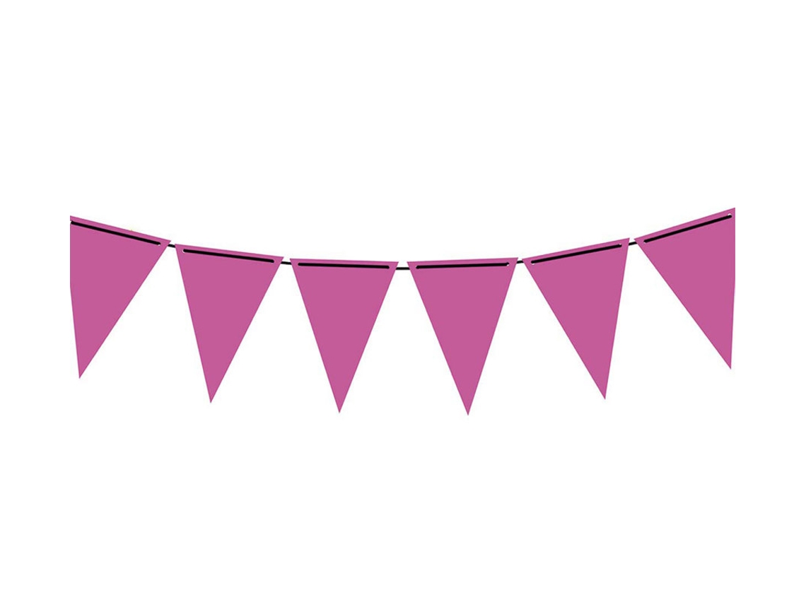 Accesorio GUIRCA Papel Neón 300 Cm 19X27 Cm Banderín Neón Fucsia