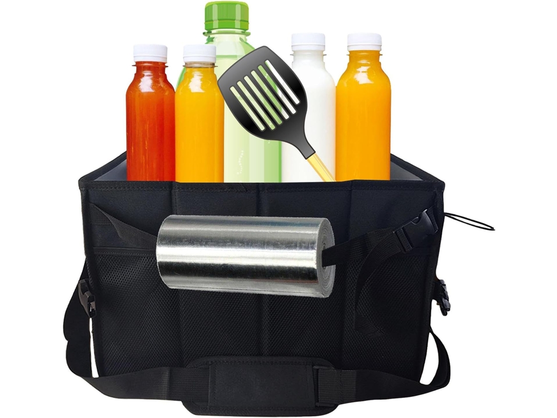 Contenedor para guardar utensilios de barbacoa, bolsa para herramientas de barbacoa - Asa resistente, ...