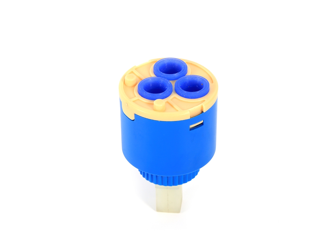 Cartucho Cerámico Para Grifo Mezclador De 35 Mm, Válvula De Control Interna, Plástico Pp Azul.