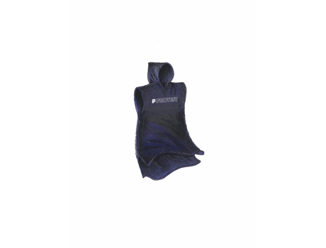 Poncho PROTEST Toalla Negro (Talla Única)