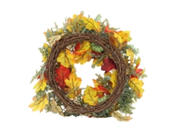 Corona de calabazas para la puerta principal, decoración relajante para el hogar, Halloween y Acción de Gracias, 45 cm