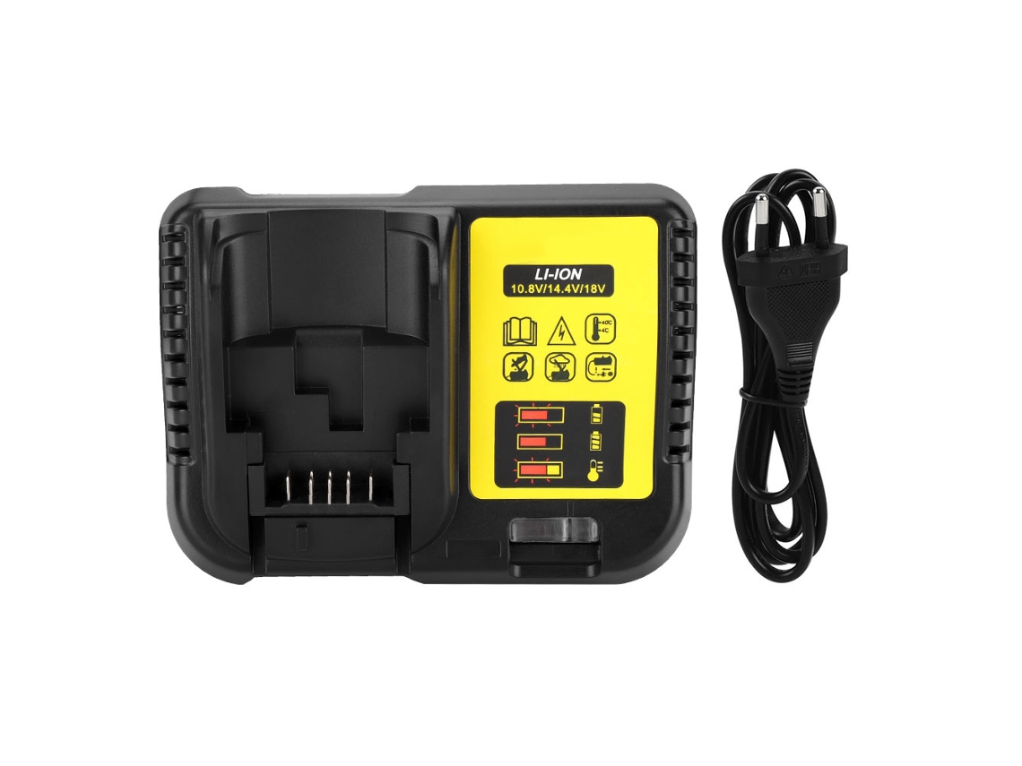 Cargador de batería de litio multivoltaje compatible con modelos DCB