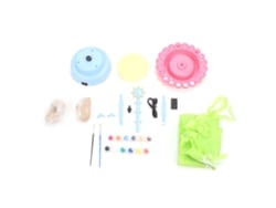 Ats-máquina De Cerámica Infantil Juego De Rueda De Alfarería Juguete Educatsivo Diy Para Niños Arte Manual Cerámica