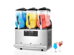 VEVOR Máquina de Granizados Comercial con 3 Tanques de 12 L x 3 para Batidos