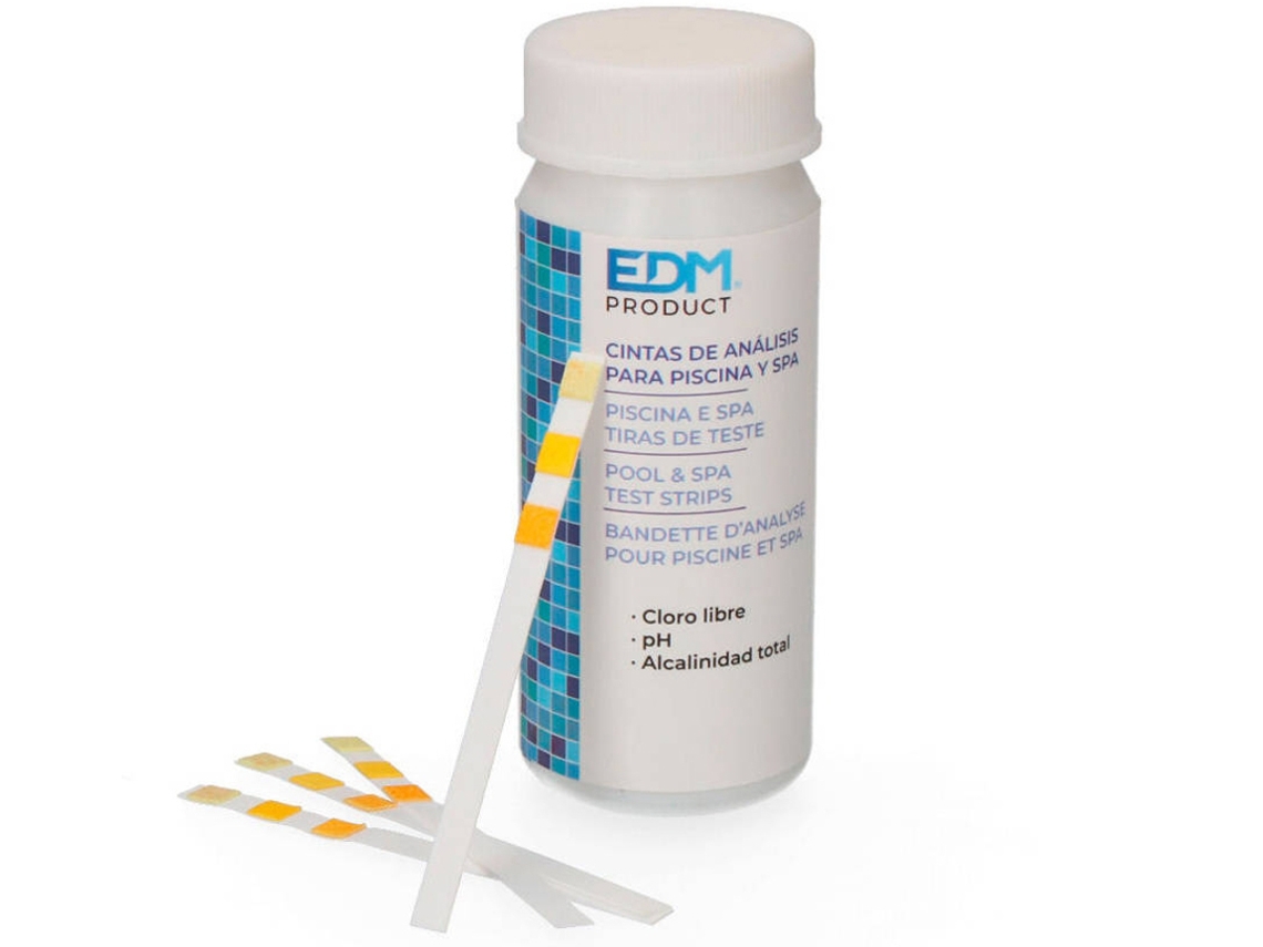 Prueba de Cloro Y Tiras Reactivas Ph 50Ud EDM