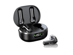 Amplificador auditivo recargable para personas mayores, amplificador de sonido intraauricular con reducción de ruido e indicador LED (negro)