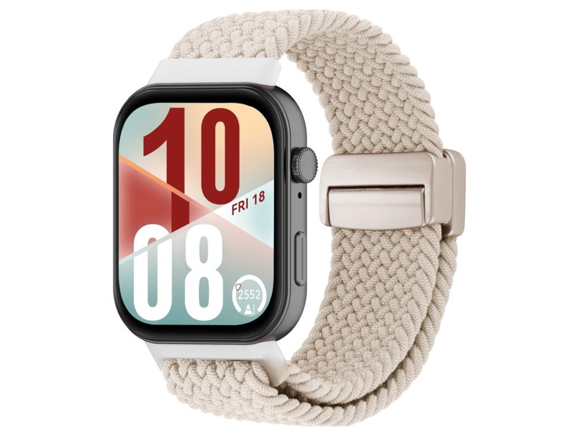 Bracelete Para Huawei Watch Fit 4 / Fit 4 Pro / Fit 3 - Trançado - Fivela Magnética Starlight