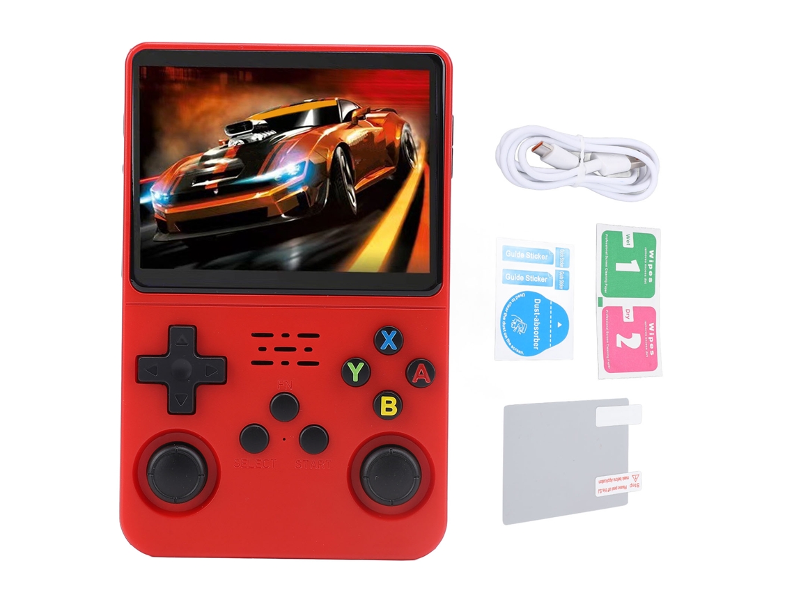 Consola De Juegos Retro Portátil Linux Con Pantalla De 3.5 Pulgadas, Reproductor De Juegos Portátil 128gb