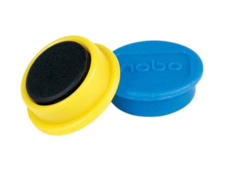 Paquete de 10 NOBO Imán Redondo para Superficie Magnética 24 Mm
