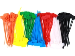 Bridas Para Cables, 250 Unidades, 7 Colores, Nailon Resistente | Gestión