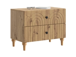 Maison Exclusive - Armario De Noche Con Cajón Roble Artesanal 62 X 34,5 X 48 Cm