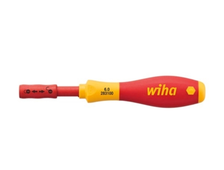 Destornillador wiha con portapuntas softfinish electric slimvario para slimbits (34577) 6 mm x 50 mm VELLEMAN