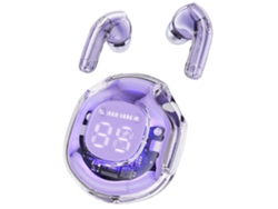 Auriculares Bluetooth True Wireless Ohpa Acefast-T8 MicroPúrpura