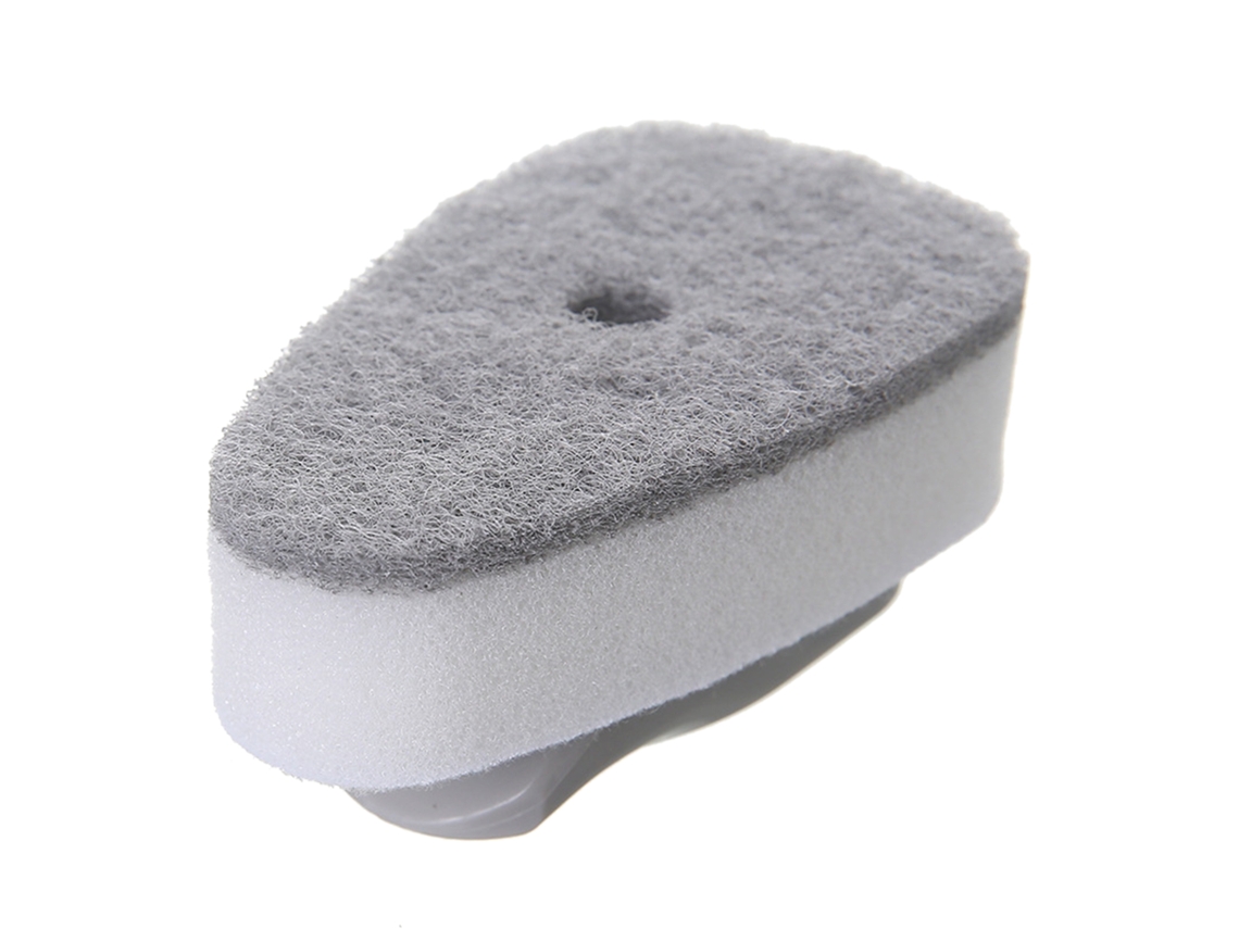 Cepillo hidráulico automático para añadir líquidos, ollas, cepillo suave para utensilios de cocina, ollas, cuencos y esponjas con clip.