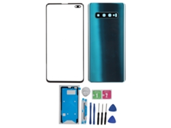 Reemplazo De La Tapa Posterior De Vidrio Del Teléfono Móvil Para Samsung S10+ Plus Verde