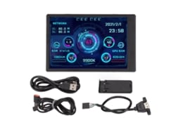 Baoj-2026tela Mini Ips Usb Para Pc, Monitor De Temperatura Da Cpu E Ram, Painel Sensor De Dados Aida64, Display De Temperatura Do Computador
