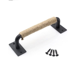 Tirador De Puerta De 196 Mm, Color Negro, Para Muebles De Cocina, Armarios Y Armarios.