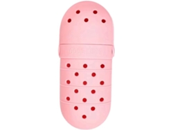 Pequeño portabrochas de maquillaje de silicona resistente al agua, ideal para viajes. Ideal para retoques. Por Gokoco.