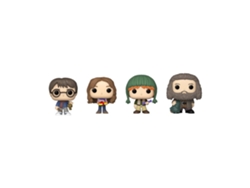 Figura Funko HARRY POTTER Festive Tree ¡Juego de bolsillo pop exclusivo de EE. UU.! Paquete de 4