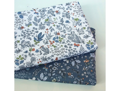 Material De Algodón Blanco Estampado De Tela De Algodón Para Niños Para Costura Blanca - 50X40Cm (Blanco - 50X80Cm)