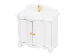 Lavabo En Miniatura Para Casa De Muñecas, Escala 1:12, Accesorio De Decoración Para Baño.