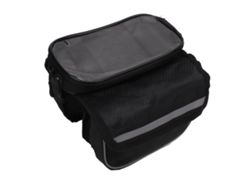 Omni-bolsa Teléfono Bicicleta 600d Nylon Transparente Tpu Resistente A Golpes Para Teléfonos 4.8-5.7 Pulgadas Negro