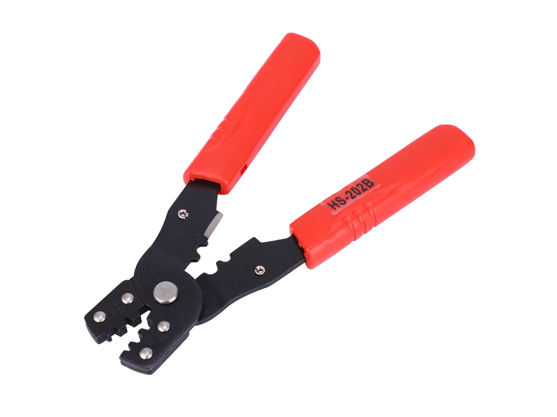 Alicates De Crimpado Multifuncionales De Acero Al Carbono Para Terminales De Cables, Herramienta Manual Hs-202b