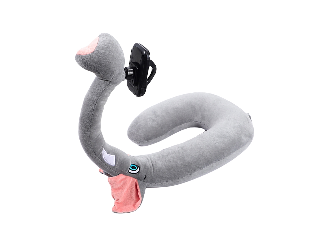Soporte Para Teléfono Con Almohada Cervical En Forma De U Ajustable De 360 Grados Y Acolchado De Espuma.