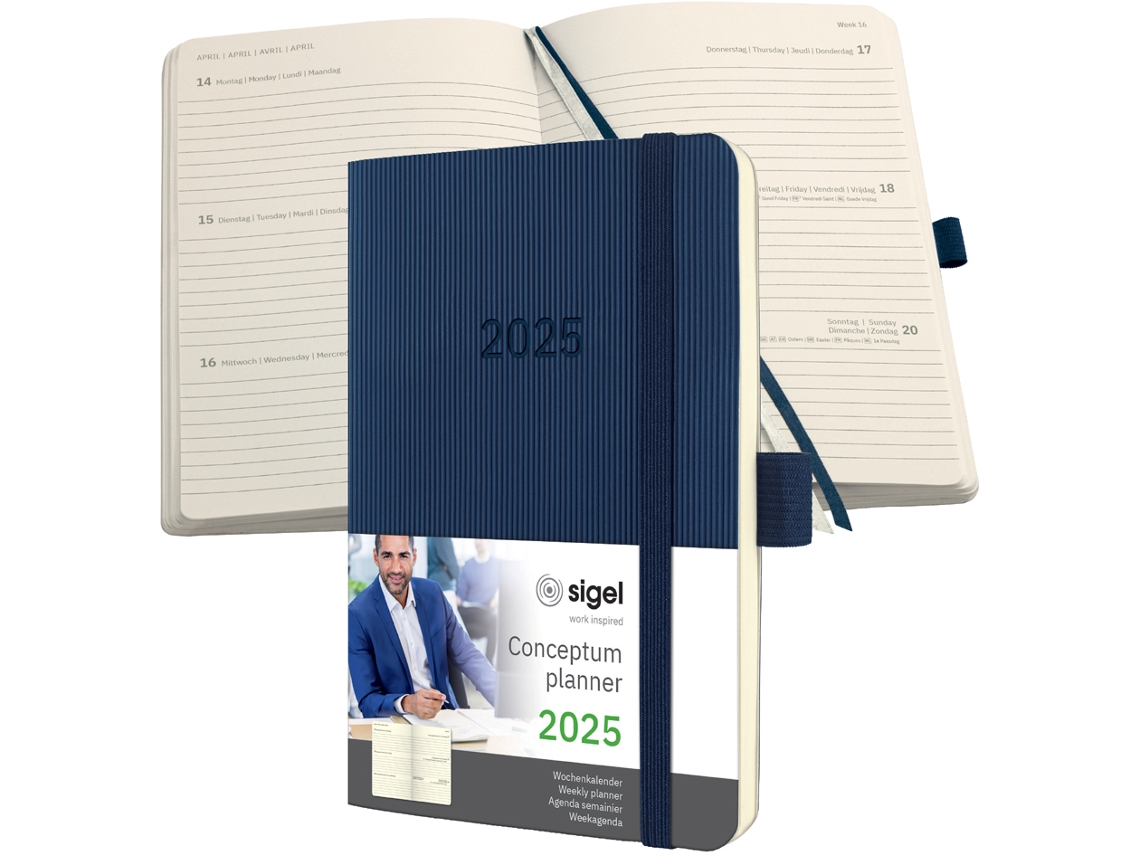Calendario de Bolsillo SIGEL Conceptum 2025 Aprox.