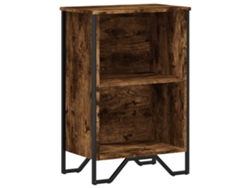 Maison Exclusive - Estantería Madera De Ingeniería Roble Ahumado 50x31x74,5 Cm