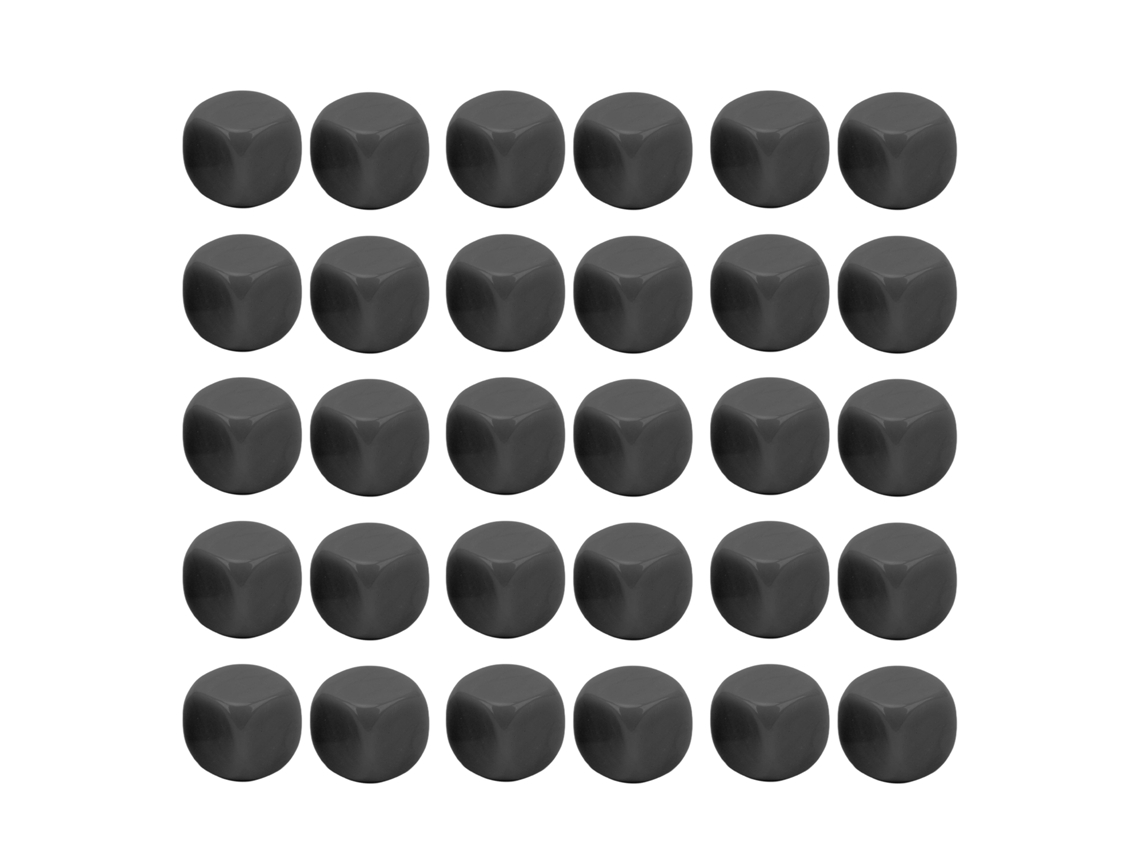 Yncm-dados En Blanco Diy 30 Piezas